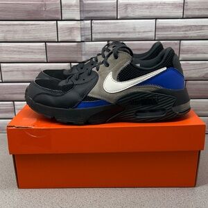 Nike Air Max Excee Black/Blue/ Gray white Swoosh size 6 men’s